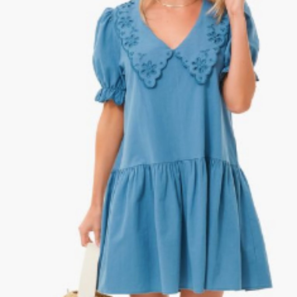 NWT Pomander Place French Blue Kit Dress	Tuckernuck